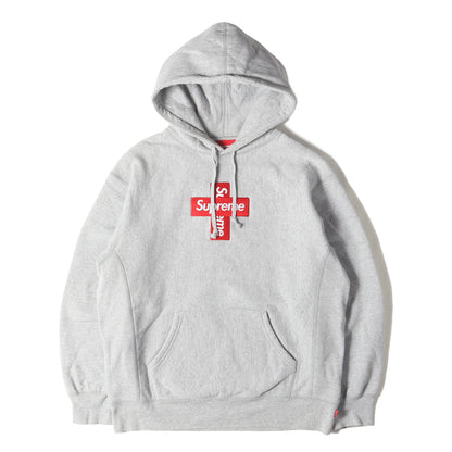 20AW クロスBOXロゴ スウェット パーカー(Cross Box Logo Hooded Sweatshirt)