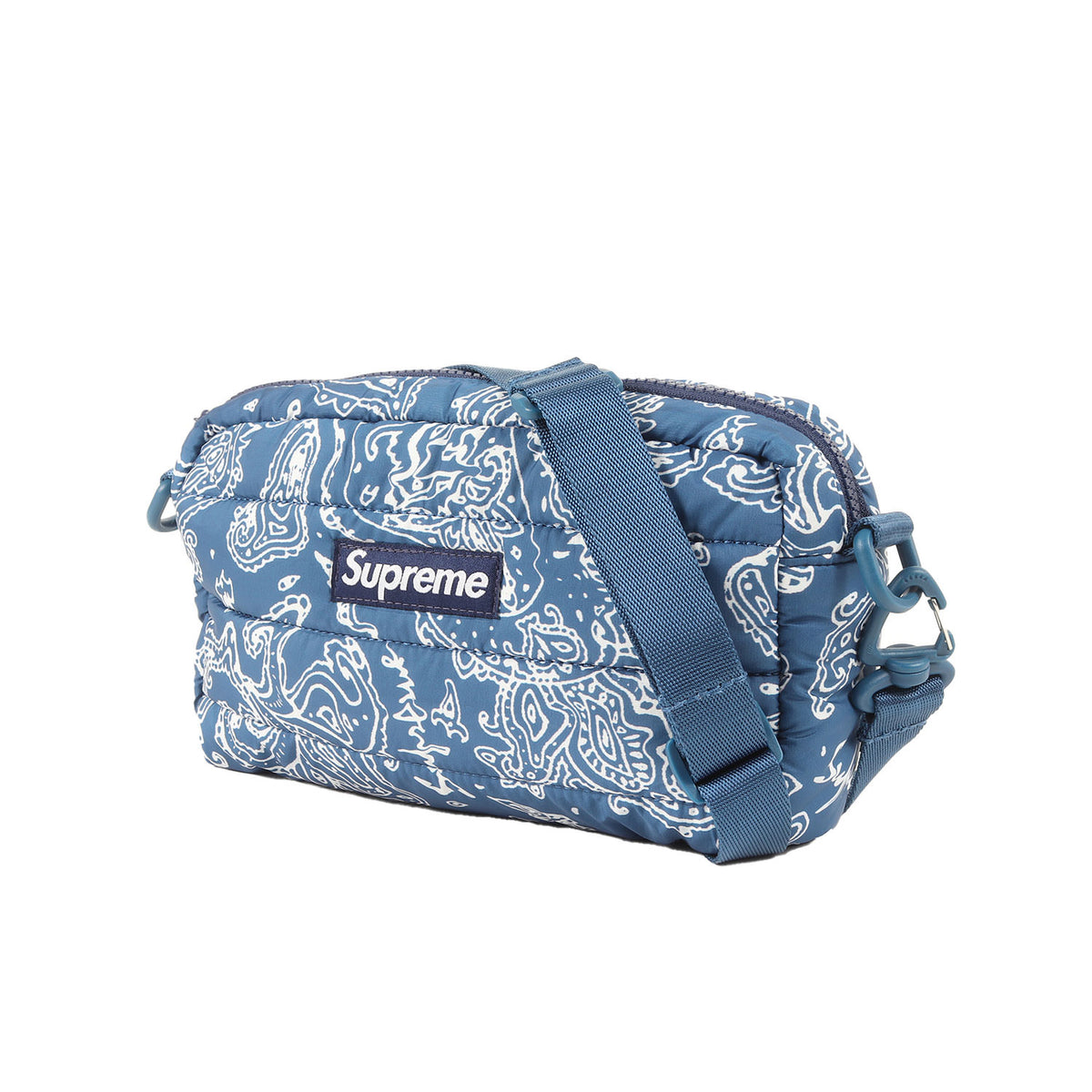 Supreme (シュプリーム) 22AW ペイズリー柄 パファー サイド バッグ 
