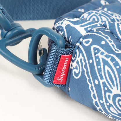 22AW ペイズリー柄 パファー サイド バッグ / ショルダーバッグ(Puffer Side Bag)