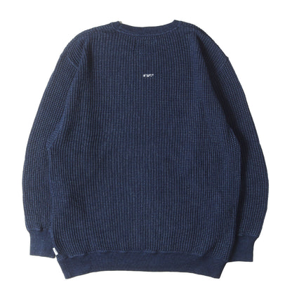 22SS インディゴ サーマルニット セーター(ALL 02 SWEATER / COTTON 04 / INDIGO)