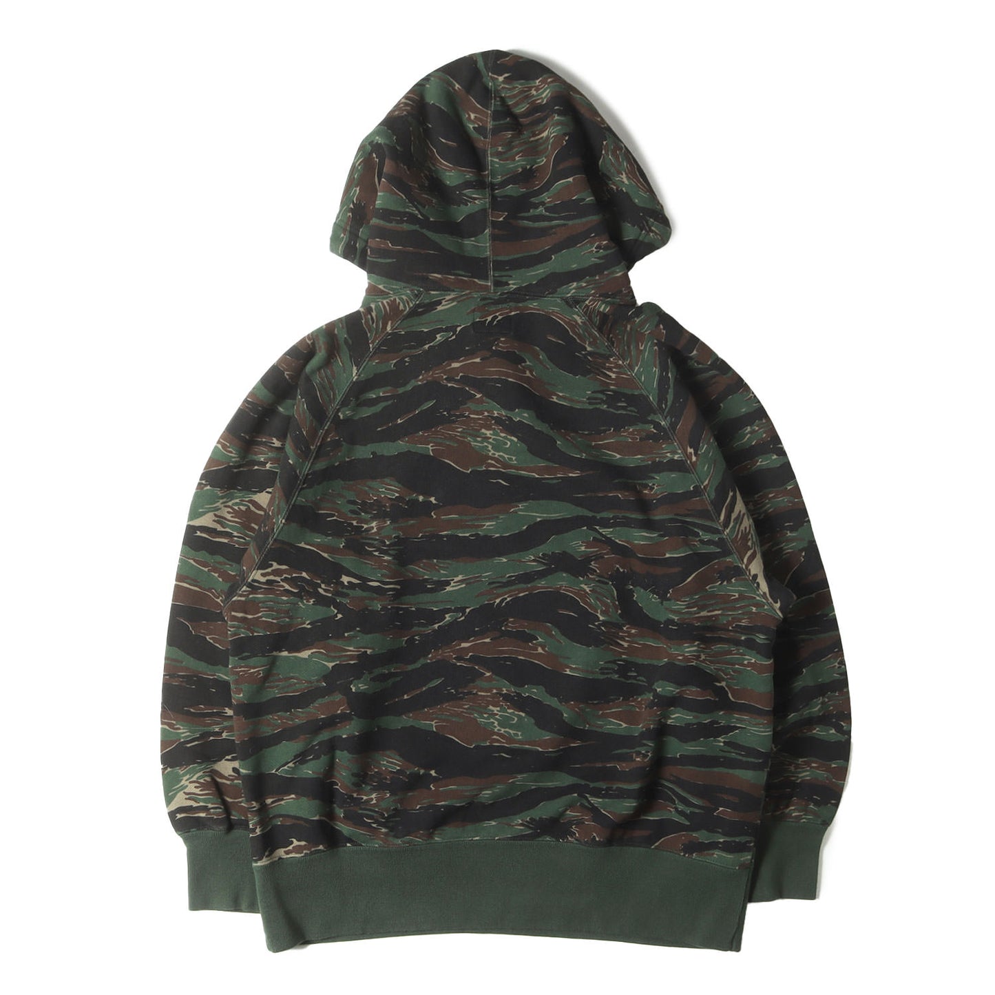 カレッジロゴ タイガーカモ スウェットパーカー(DESIGN HOODED 04)