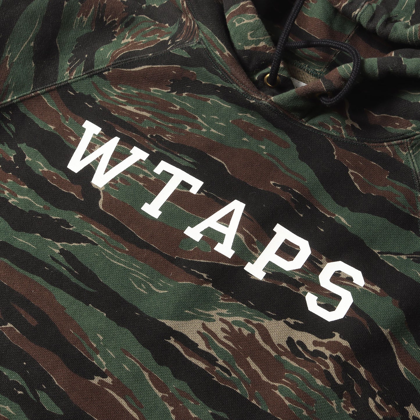 カレッジロゴ タイガーカモ スウェットパーカー(DESIGN HOODED 04)