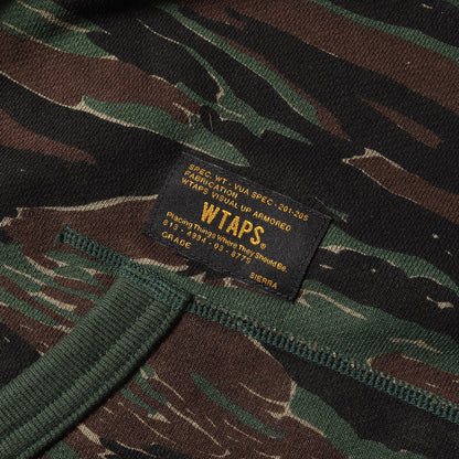 カレッジロゴ タイガーカモ スウェットパーカー(DESIGN HOODED 04)