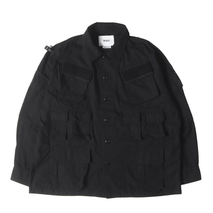 HOODS広島限定 リップストップ モジュラー ミリタリー シャツジャケット(MODULAR / LS)