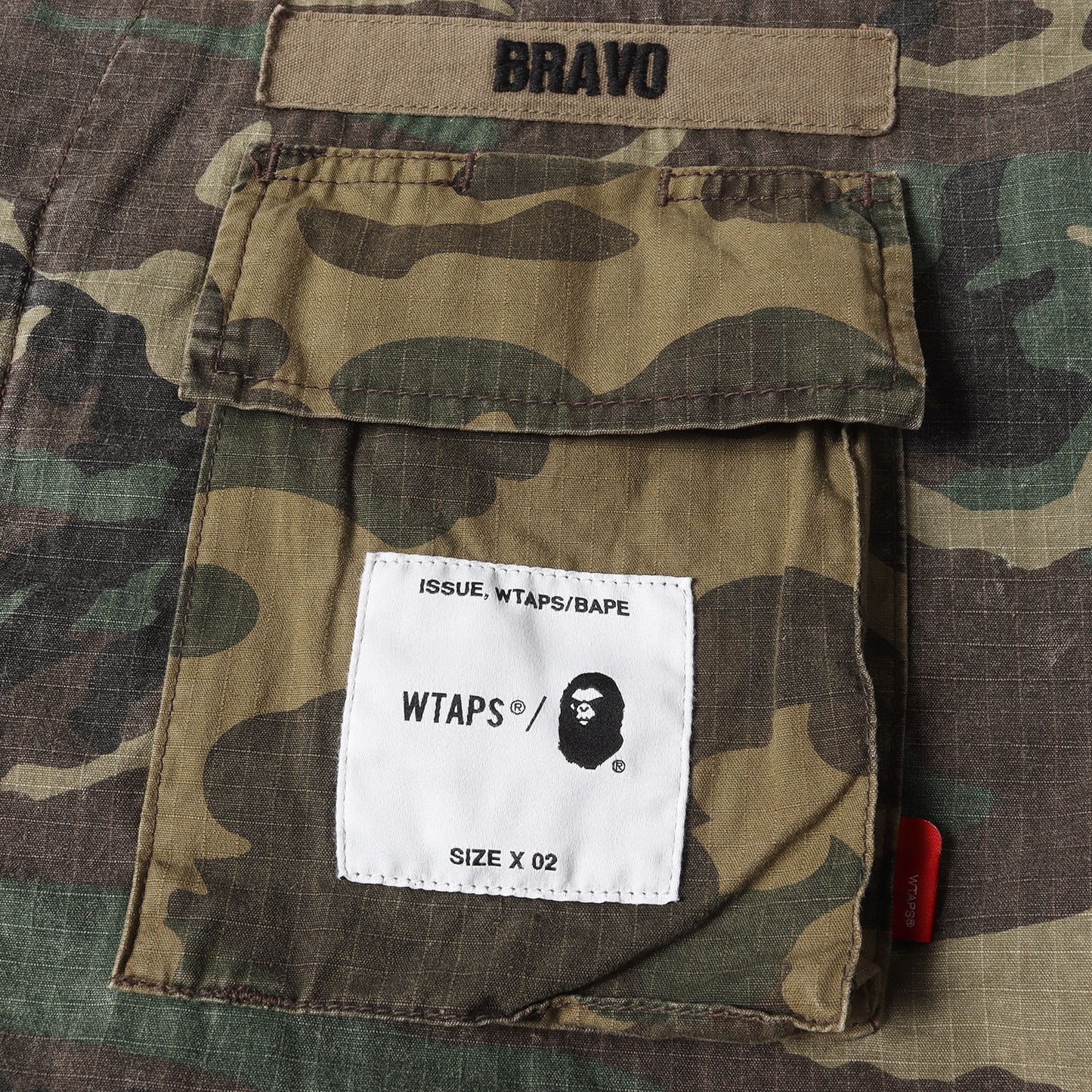 ×A BATHING APE 1stカモ コンビ ミリタリー シャツジャケット(JUNGLE L/S)