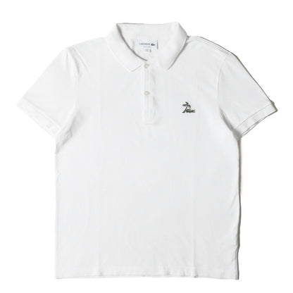 ヤシの木&ワニ ワッペン 鹿の子生地 ポロシャツ(REGULAR FIT)