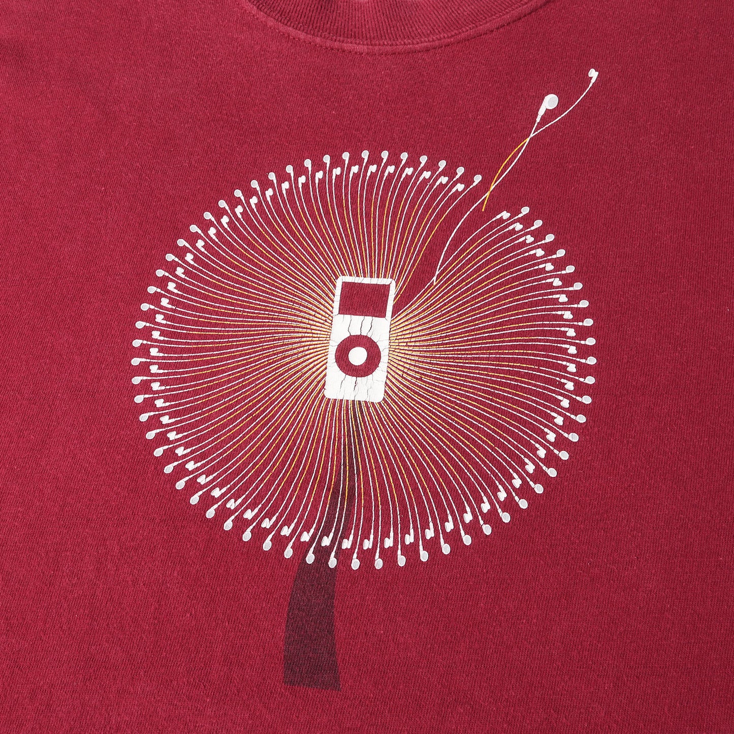 00s 企業物 Apple store渋谷限定 iPod Tシャツ(Hanesボディ)