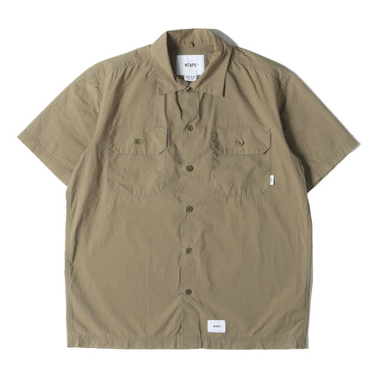 21SS コットンブロード ワーク 半袖シャツ(DECK SS / SHIRT)