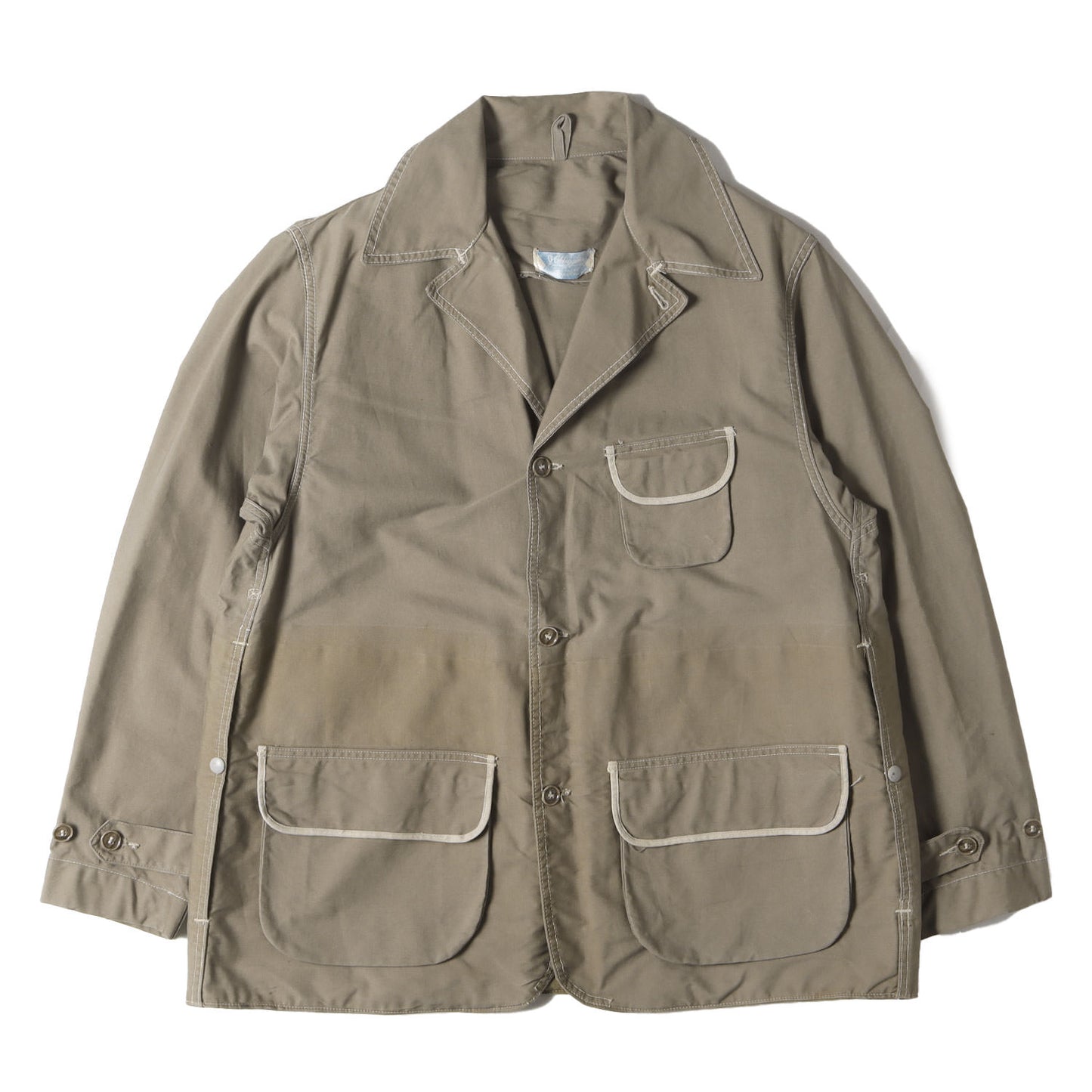 [GOODコンディション] 40s コットンキャンバス フィッシングジャケット / J.C. Higgins ジェーシーヒギンズ