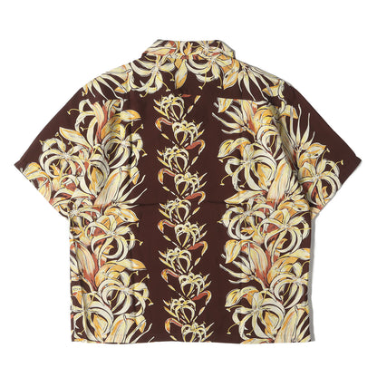 00s フラワー柄 レーヨン アロハシャツ