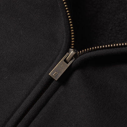 24AW FOG ESSENTIALS アップリケロゴ オーバーサイズ ジップ スウェットパーカー