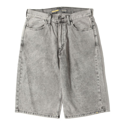 SILVERTAB ユーズド加工 バギー デニムショーツ(BAGGY SHORTS)