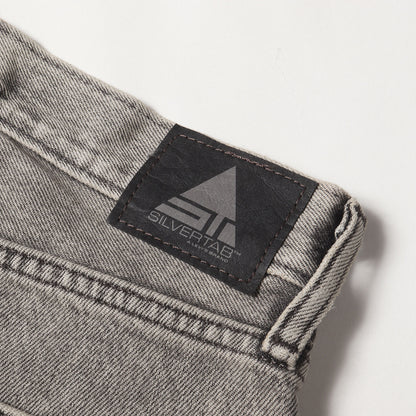 SILVERTAB ユーズド加工 バギー デニムショーツ(BAGGY SHORTS)