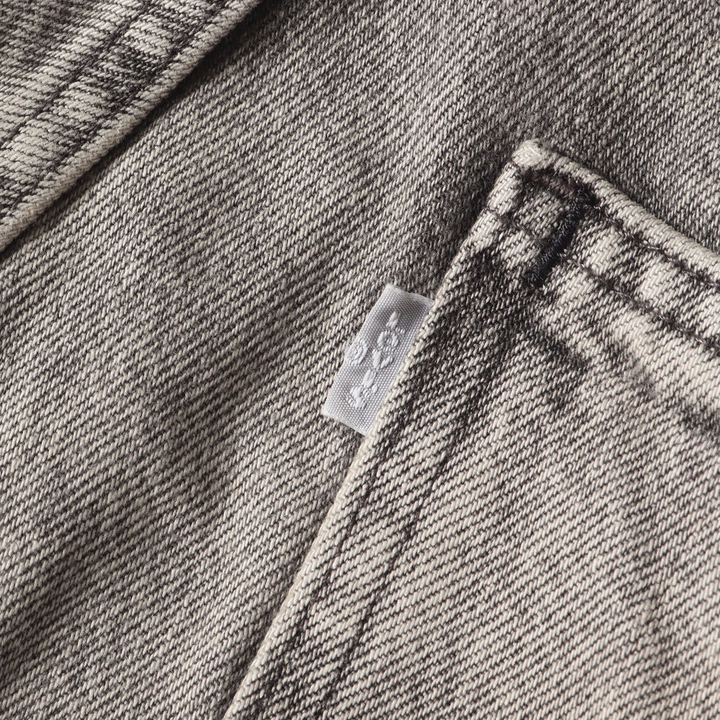 SILVERTAB ユーズド加工 バギー デニムショーツ(BAGGY SHORTS)