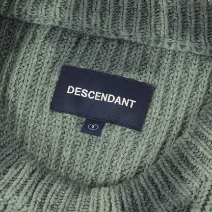 タイダイ染め クルーネック ニットセーター(SMOKE COTTON KNIT)