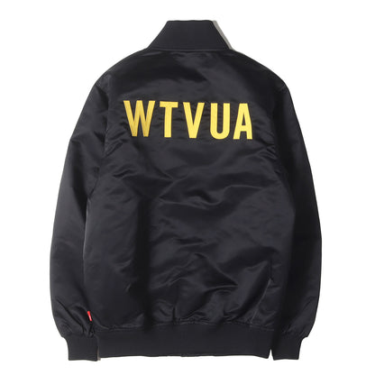 WTVUAワッペン チームジャケット / サテンスタジャン(TEAM JK)