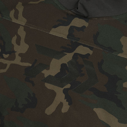 ビッグシルエット ストレッチメッシュ パーカー