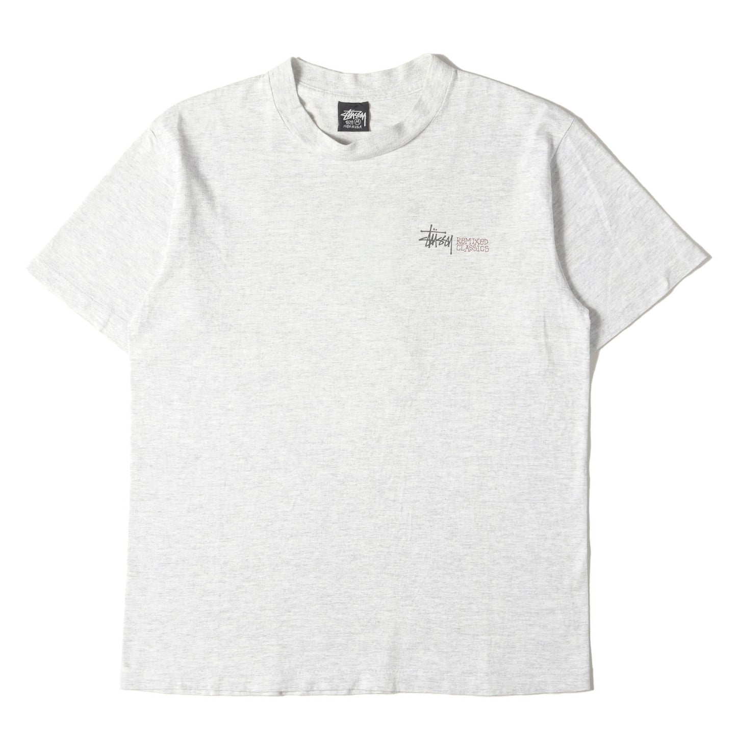 80s OLD STUSSY 黒タグ オールドフォト Tシャツ(USA製 / REMIXED CLASICS)