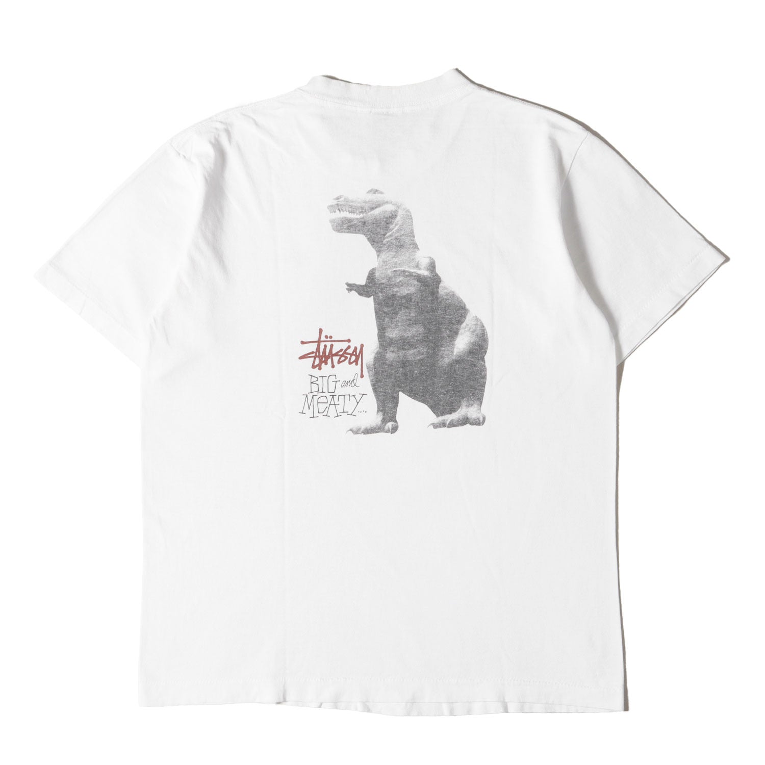STUSSY (ステューシー) 80s OLD STUSSY 黒タグ T-REX 恐竜 Tシャツ(USA