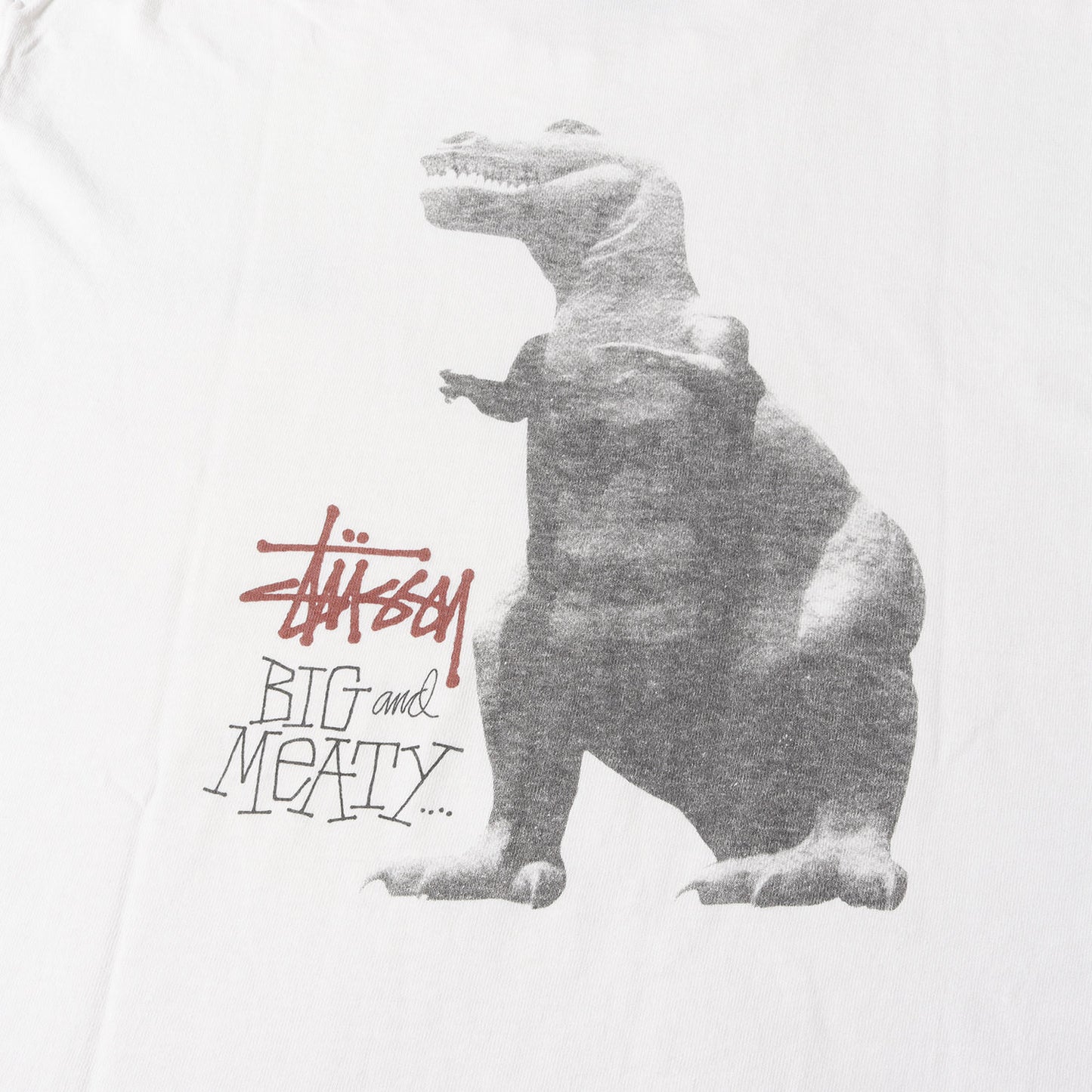80s OLD STUSSY 黒タグ T-REX 恐竜 Tシャツ(USA製)