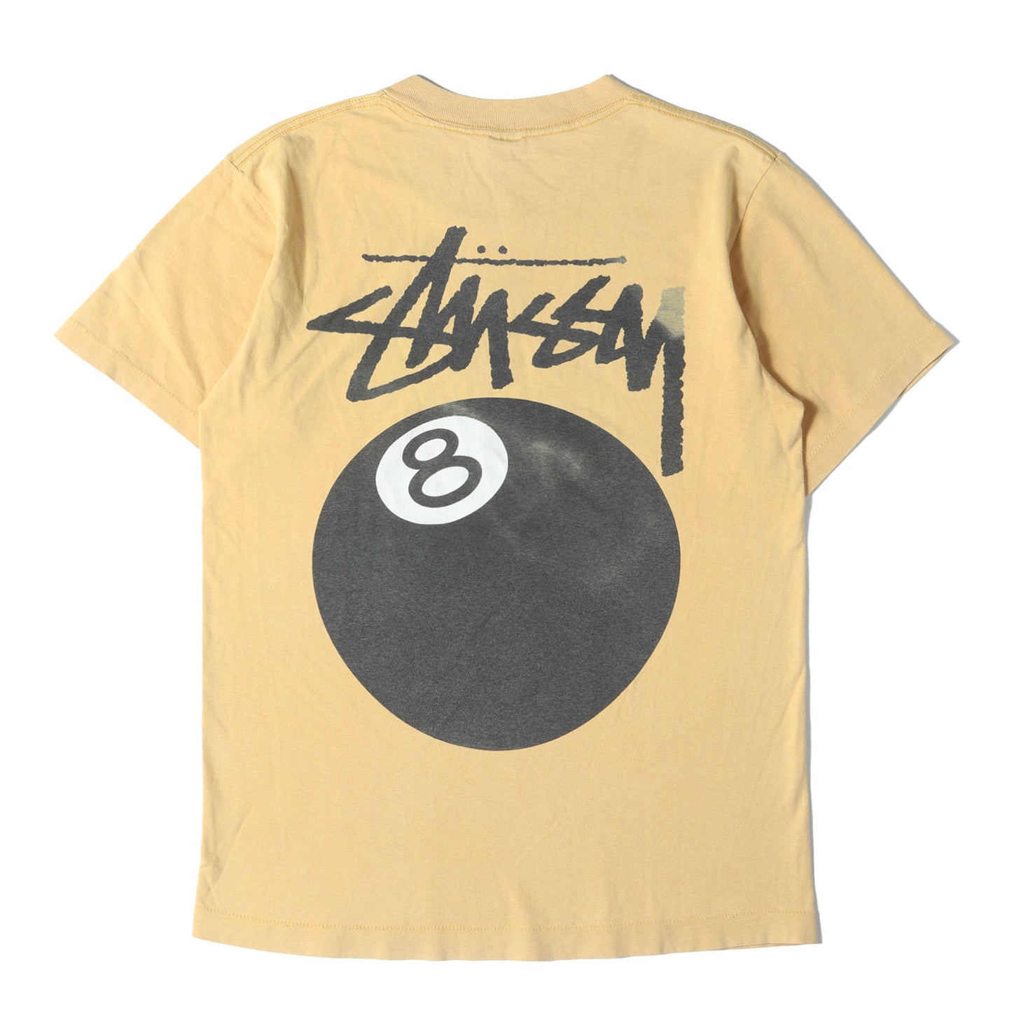 80s OLD STUSSY 黒タグ 8ボール Tシャツ(USA製)