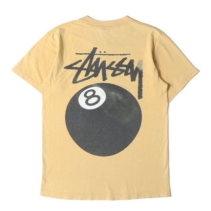 80s OLD STUSSY 黒タグ 8ボール Tシャツ(USA製)