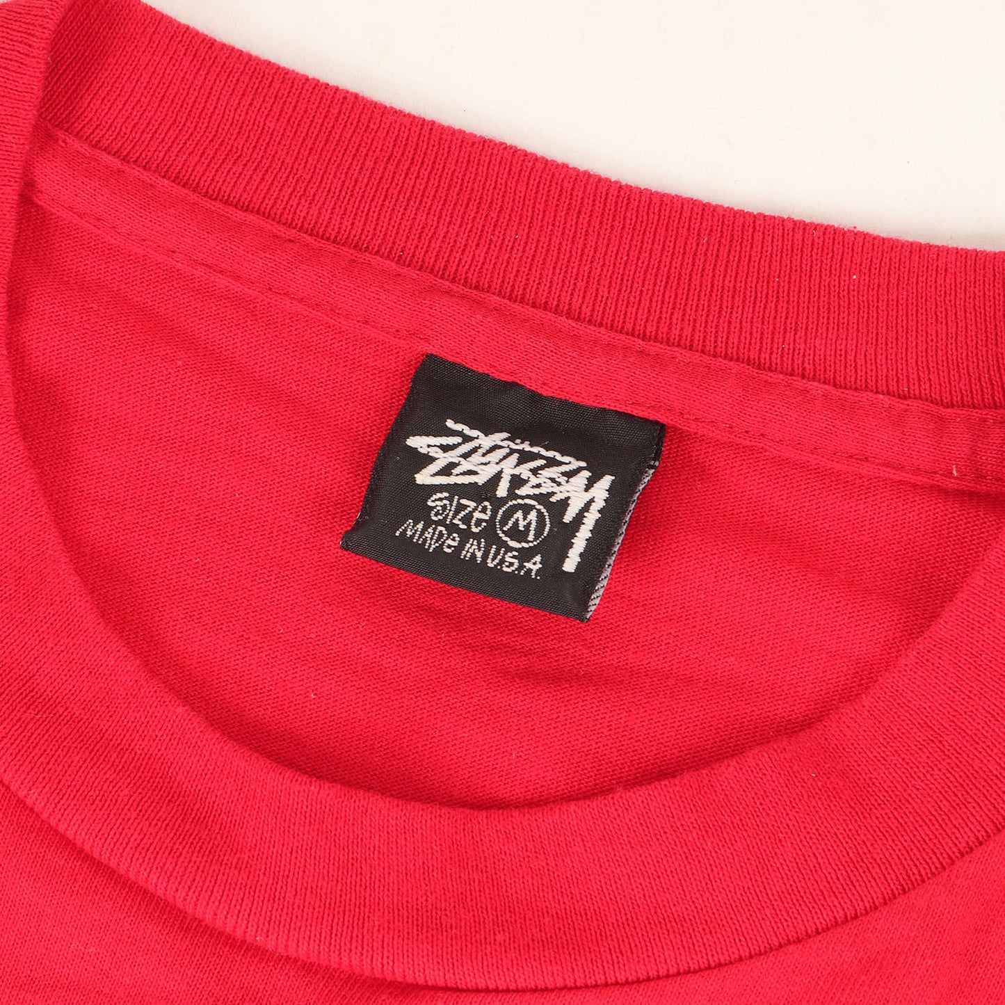 80s OLD STUSSY 黒タグ WORLD TRIBEロゴ ロングスリーブTシャツ(USA製)