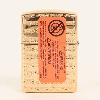 22AW ×Zippo ブランドロゴ型押し ジッポ ライター(Repeat Engraved Zippo)