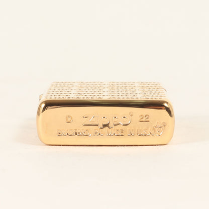 22AW ×Zippo ブランドロゴ型押し ジッポ ライター(Repeat Engraved Zippo)