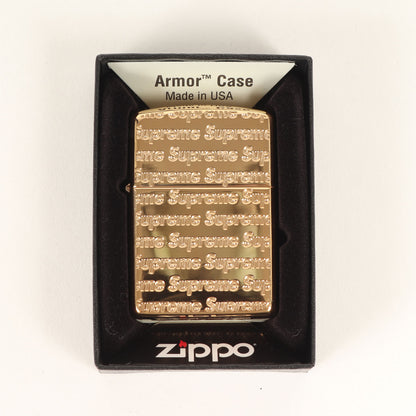 22AW ×Zippo ブランドロゴ型押し ジッポ ライター(Repeat Engraved Zippo)