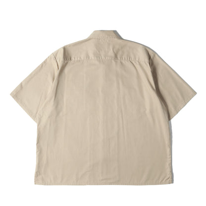 24SS ワッペン付き カスタム ワーク 半袖シャツ(S WPRK SHIRT)
