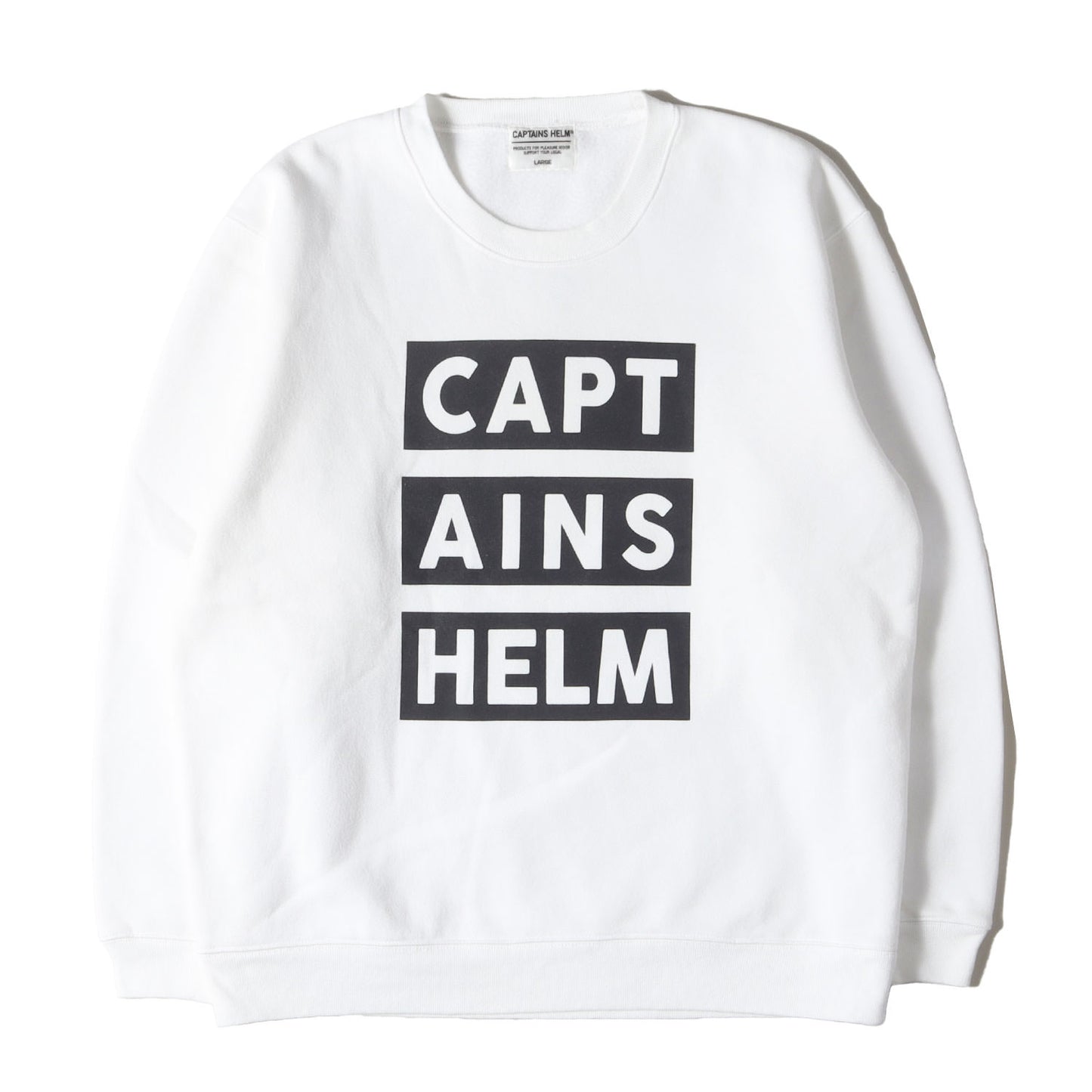 ブランドロゴ クルーネック スウェット(3BAR CREW SWEAT)