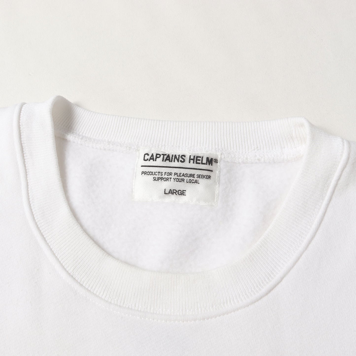 ブランドロゴ クルーネック スウェット(3BAR CREW SWEAT)