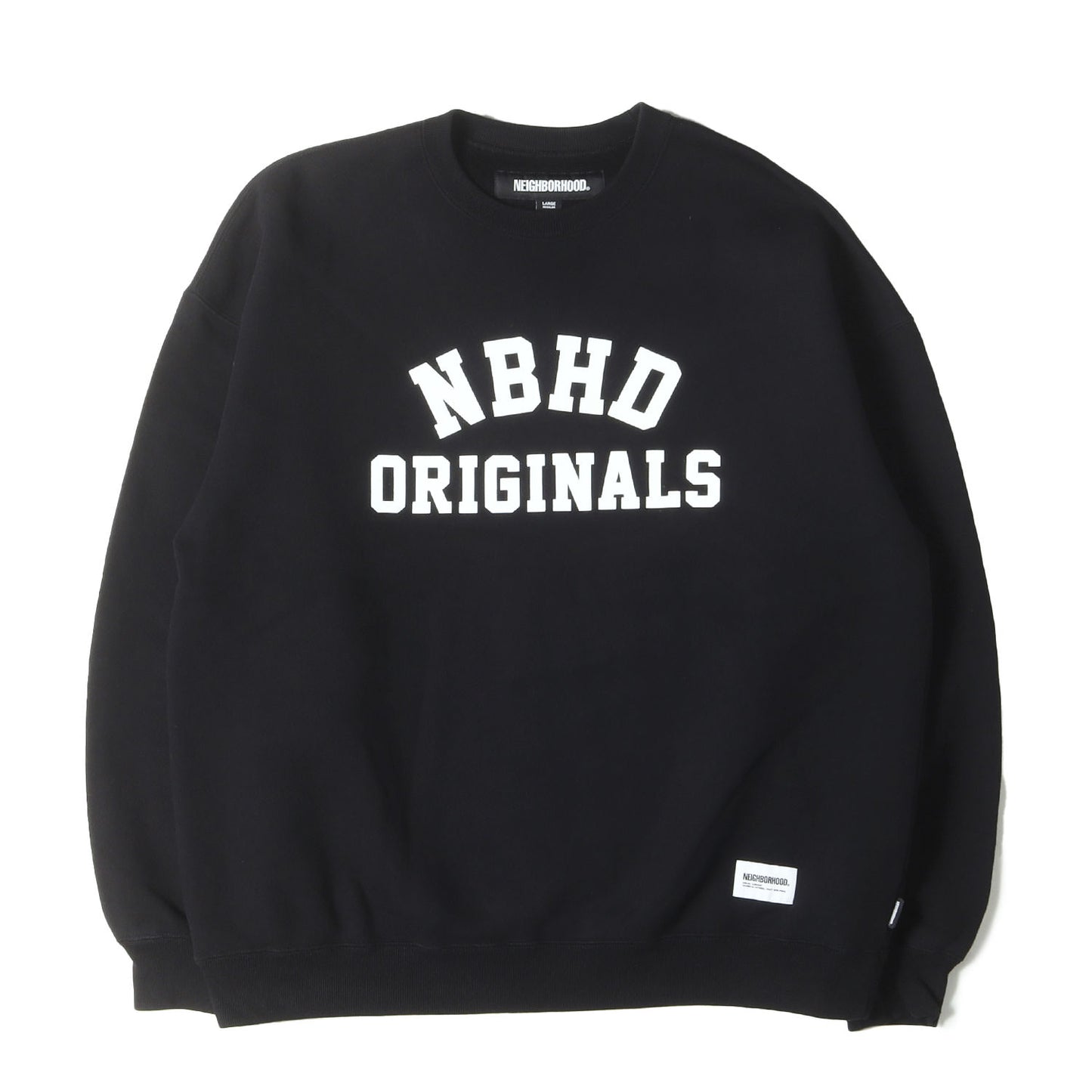 24AW カレッジロゴ クルーネック スウェット(BASIC SWEAT SHIRT LS)