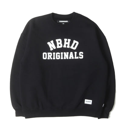 24AW カレッジロゴ クルーネック スウェット(BASIC SWEAT SHIRT LS)