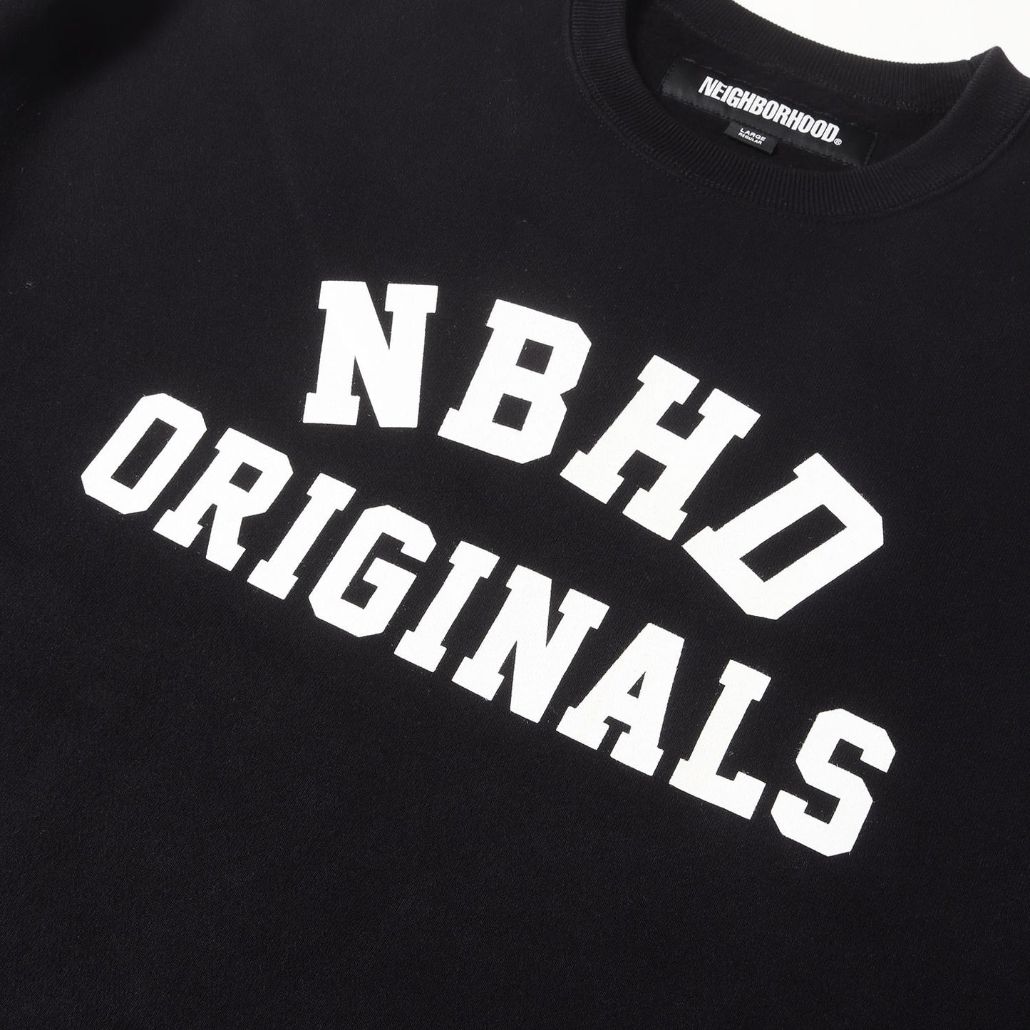 24AW カレッジロゴ クルーネック スウェット(BASIC SWEAT SHIRT LS)