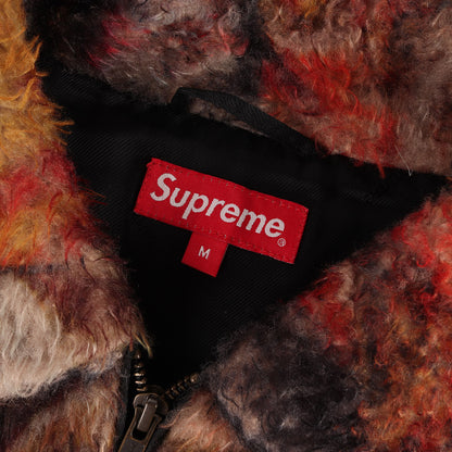 ガネーシャ 総柄 フェイクファージャケット(Ganesh Faux Fur Jacket)