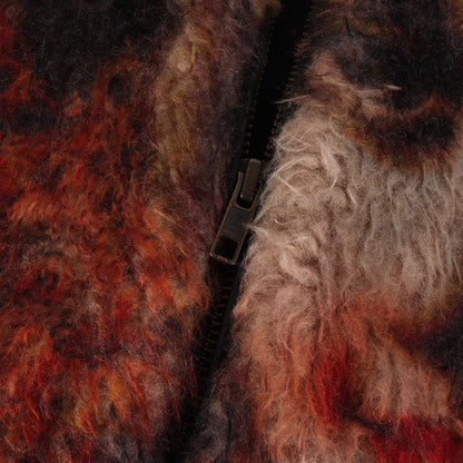 ガネーシャ 総柄 フェイクファージャケット(Ganesh Faux Fur Jacket)