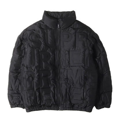 ブランドロゴ柄 パフィー ダウンジャケット(Bonded Logo Puffy Jacket)