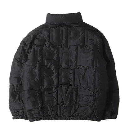 ブランドロゴ柄 パフィー ダウンジャケット(Bonded Logo Puffy Jacket)