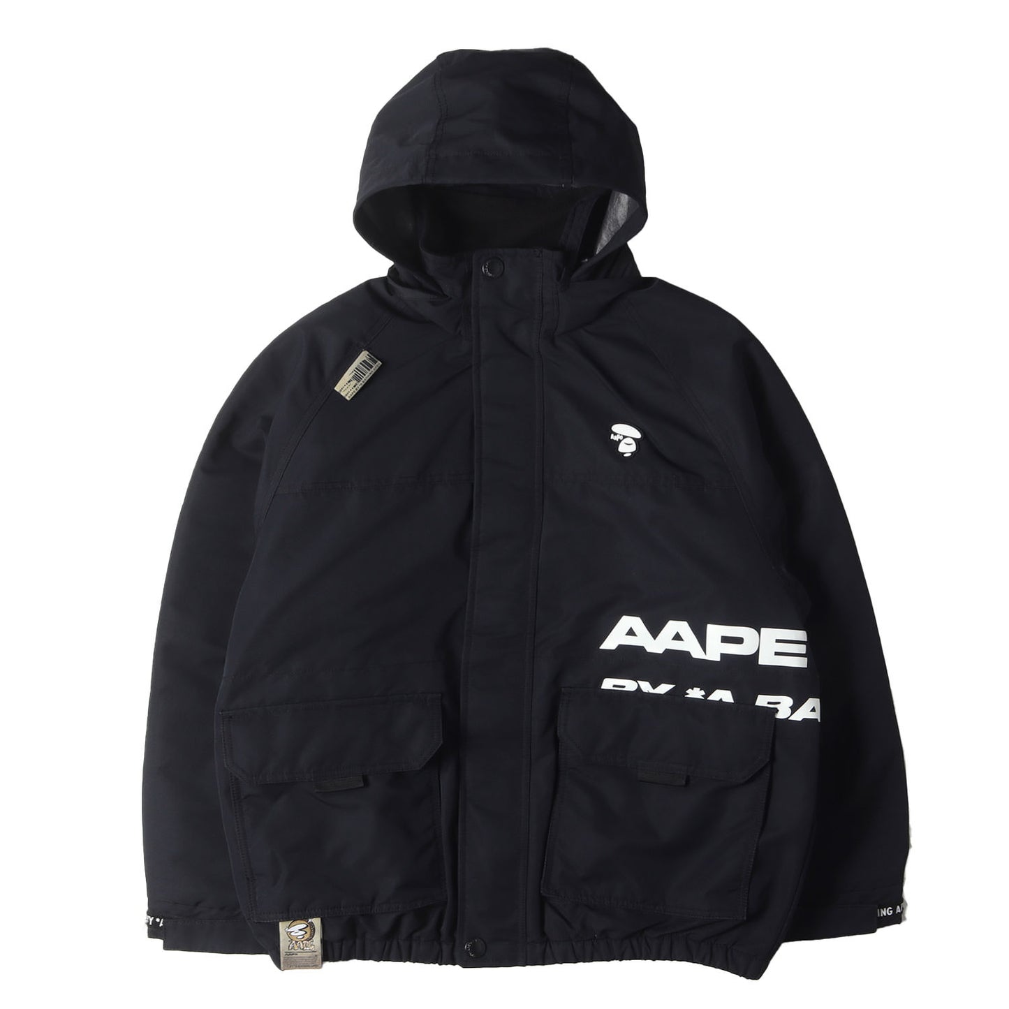 AAPE 裏地フリース フルジップ ジャケット
