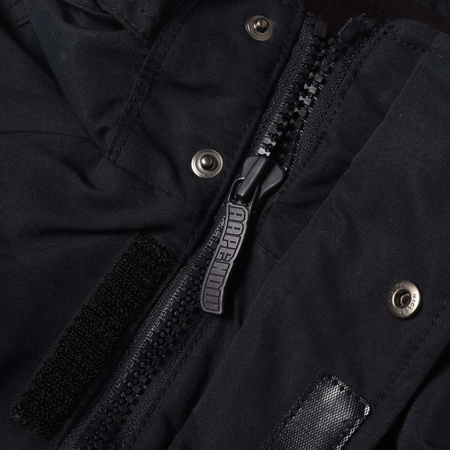 AAPE 裏地フリース フルジップ ジャケット