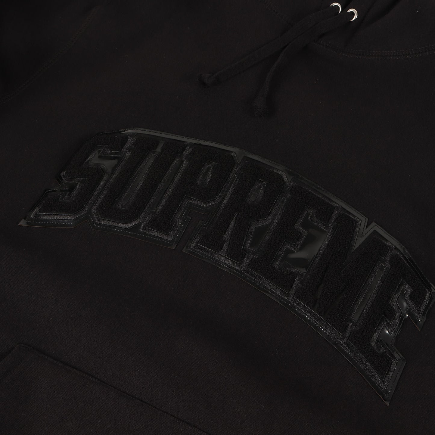 シェニール アーチロゴ スウェットパーカー(Patent Chenille Arc Logo Hooded Sweatshirt)