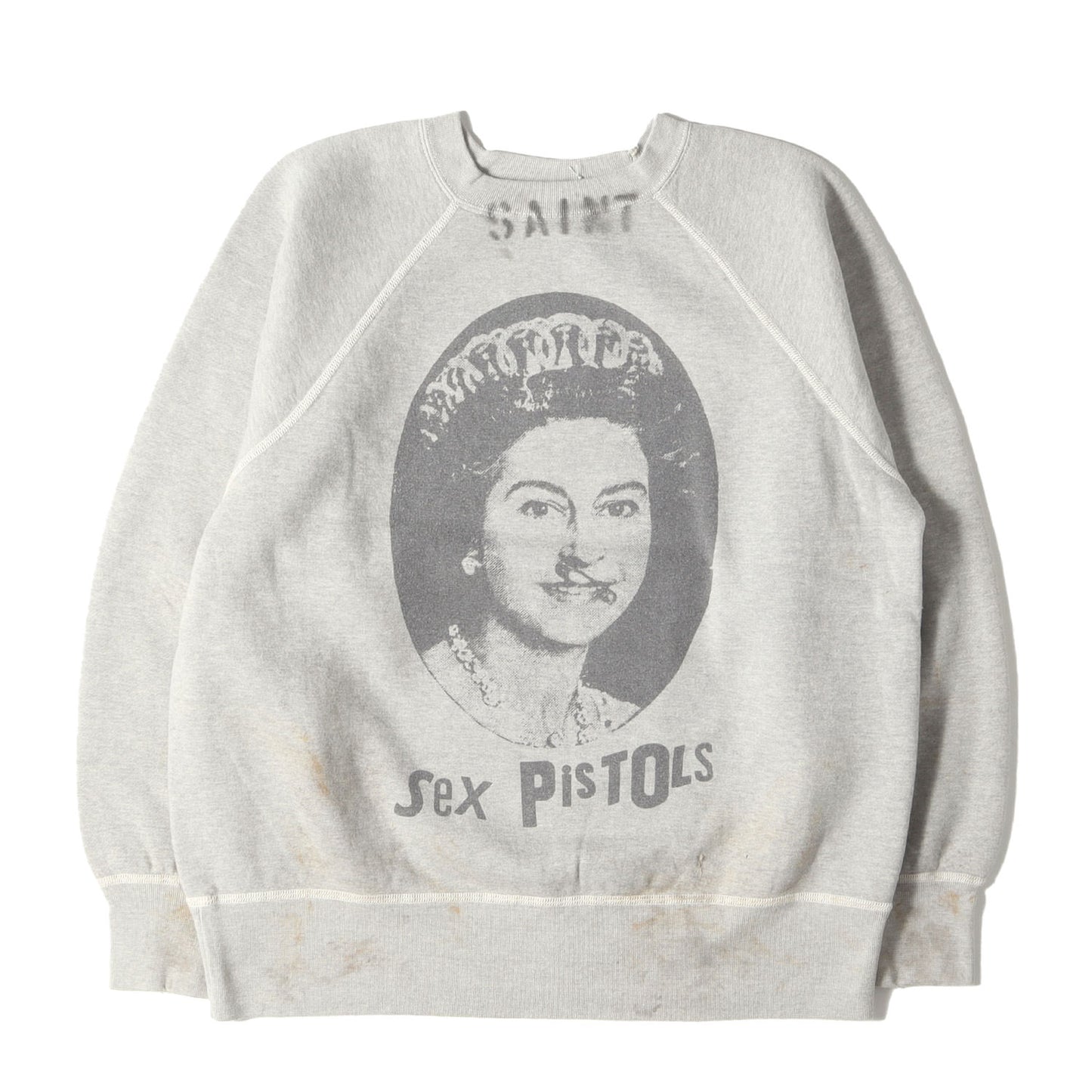 24AW ×Sex Pistols ヴィンテージ加工 スウェット(SP_CRW SWT / QUEEN)