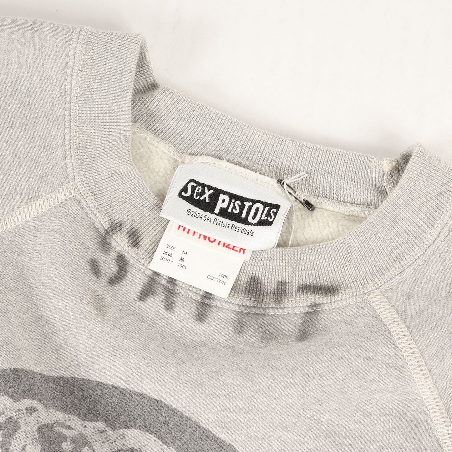 24AW ×Sex Pistols ヴィンテージ加工 スウェット(SP_CRW SWT / QUEEN)