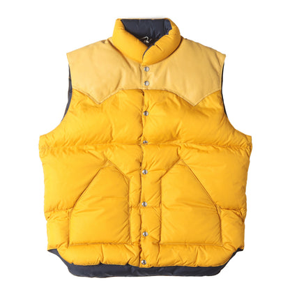 ×Rocky Mountain Featherbed レザーヨーク リバーシブル ダウンベスト(#032 REVERSIBLE DOWN VEST)