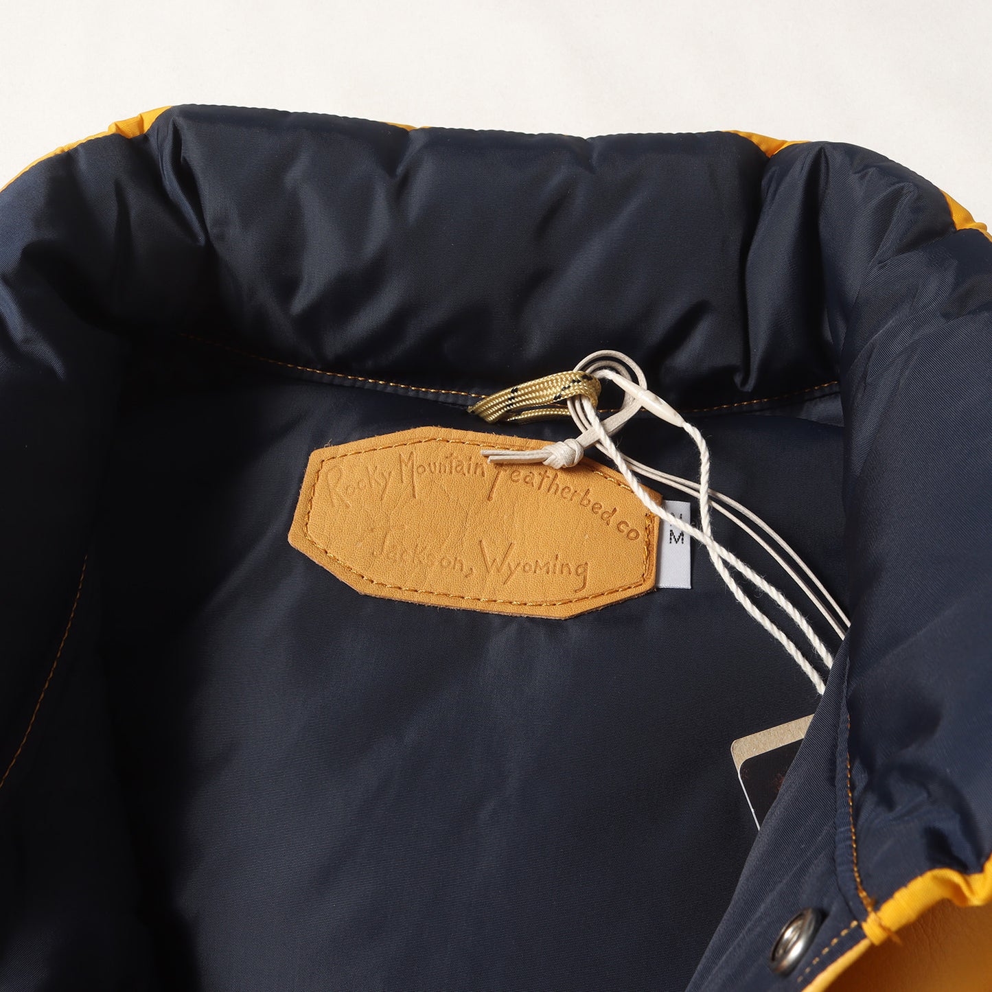 ×Rocky Mountain Featherbed レザーヨーク リバーシブル ダウンベスト(#032 REVERSIBLE DOWN VEST)