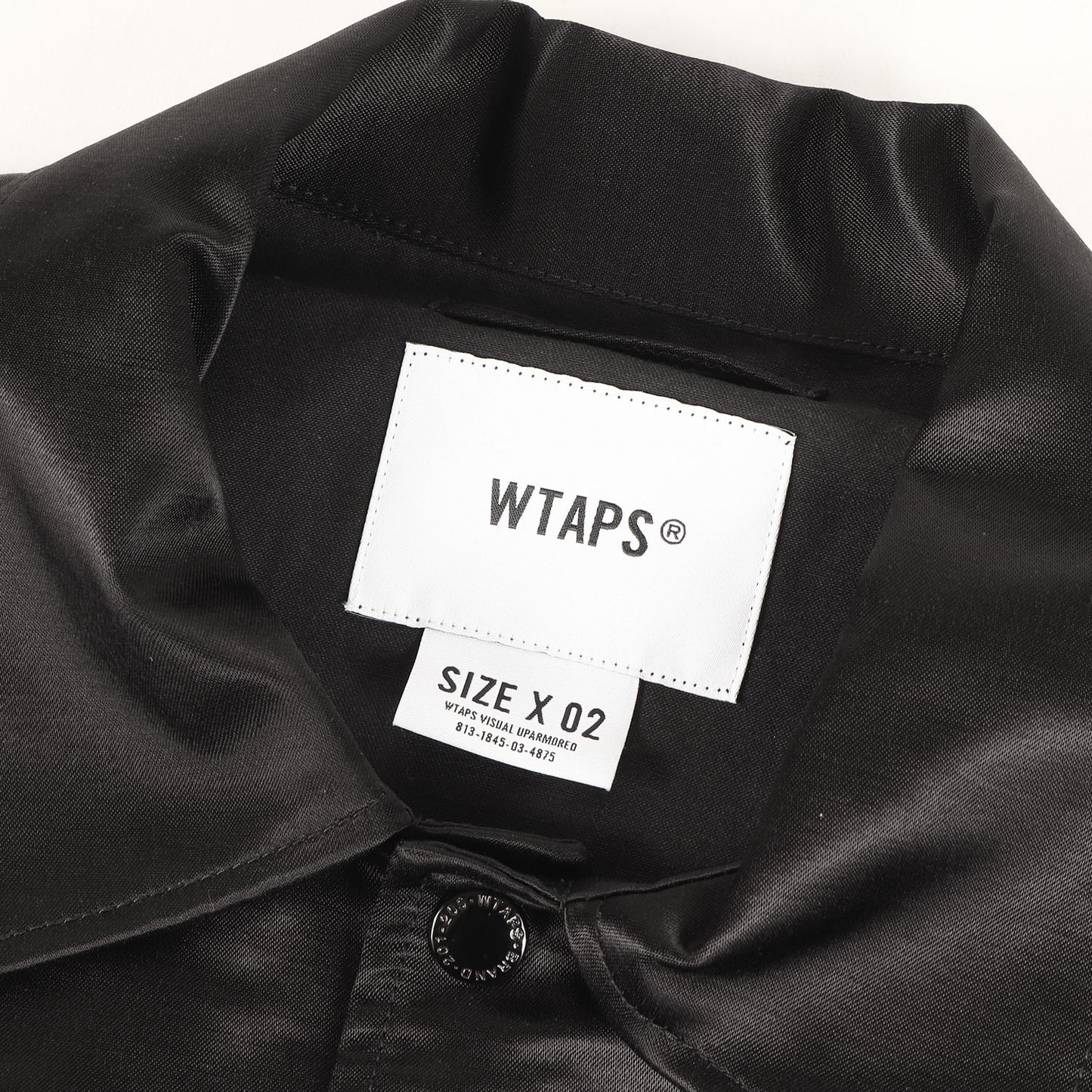 24SS WTロゴ サテン コーチジャケット(CHIEF / JACKET / CTRY. SATIN. LEAGUE)