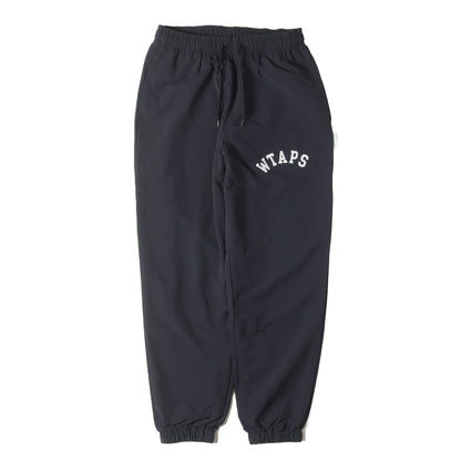 24AW ブランドロゴ刺繍 ナイロン トラックパンツ(SPST2002 /TROUSERS / NYLON. TUSSAH)