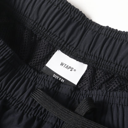 24AW ブランドロゴ刺繍 ナイロン トラックパンツ(SPST2002 /TROUSERS / NYLON. TUSSAH)